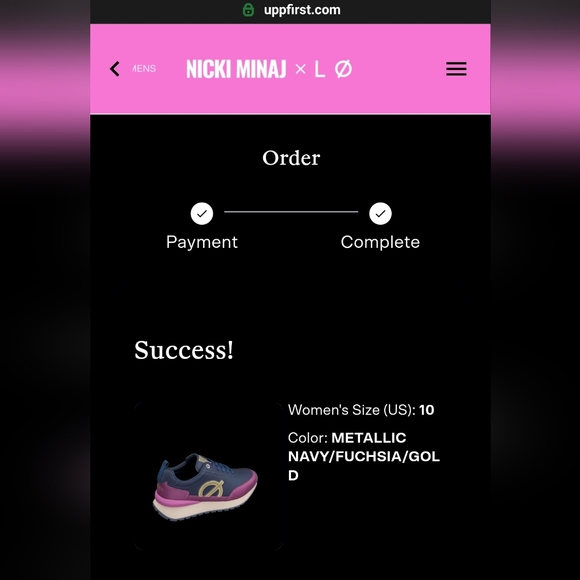 FUSION X NICKI MINAJ X LØCI BIO LEATHER SHOES "Heavyonit pair" - Picture 17 of 17